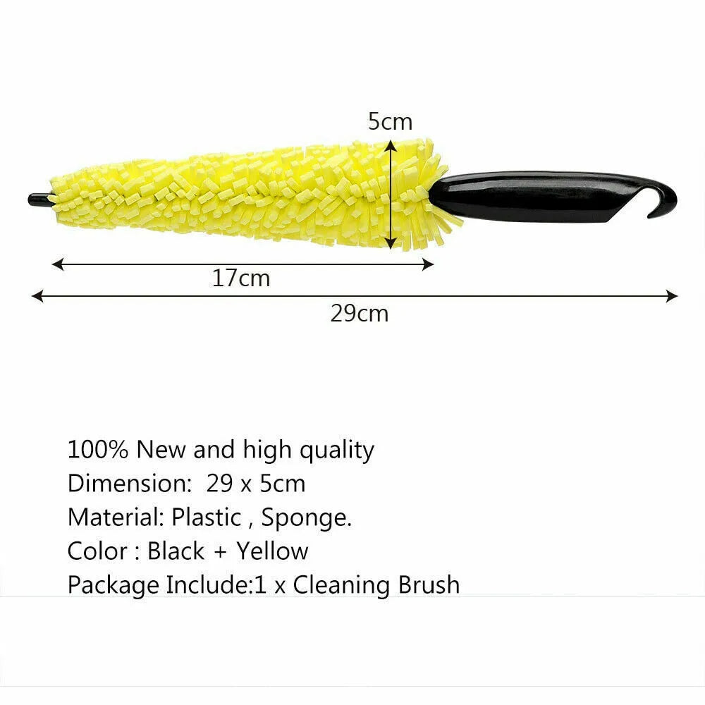 Microfiber Wheel Tire Rim Brush