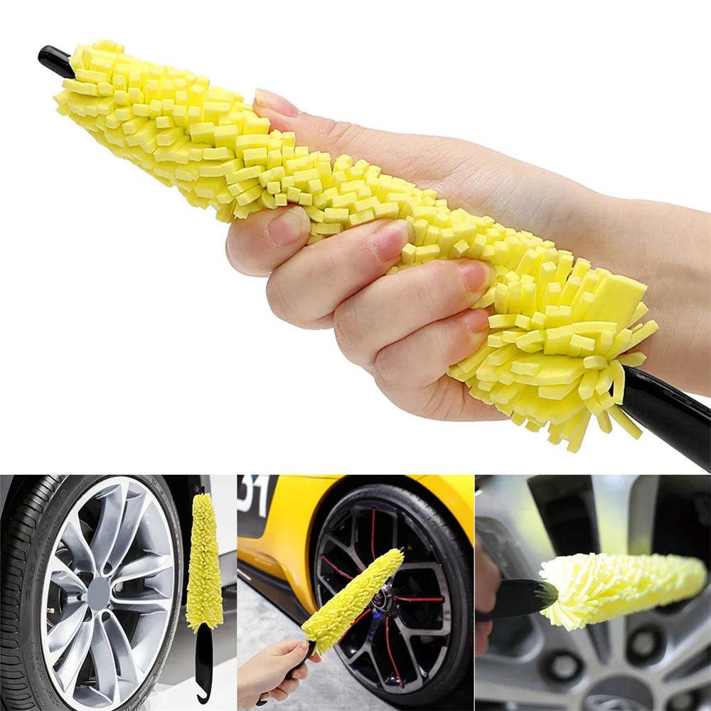 Microfiber Wheel Tire Rim Brush