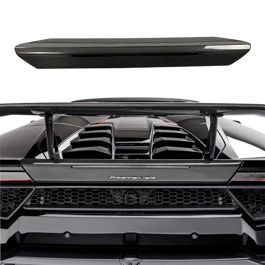 Dry Carbon Fiber Middle Part Trunk Lid For Lamborghini Huracan LP580 LP610 2014-2019 Tail Wing Base Car Accessories Body Kit