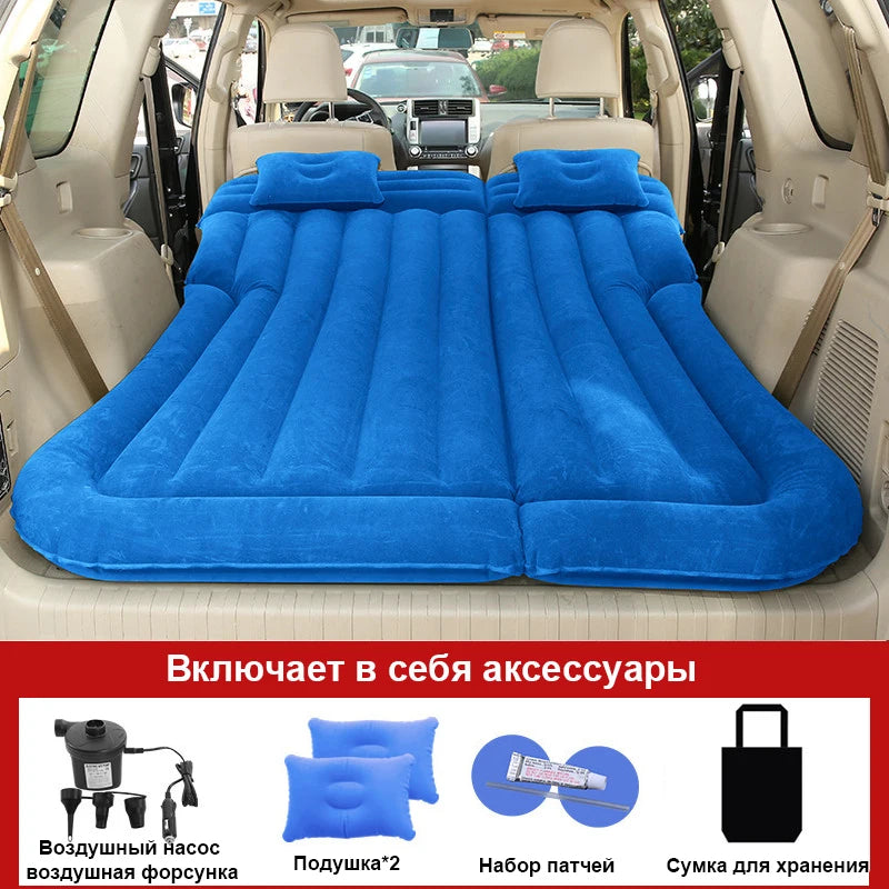 Inflatable Mattress For The Car In Comfort Trunk