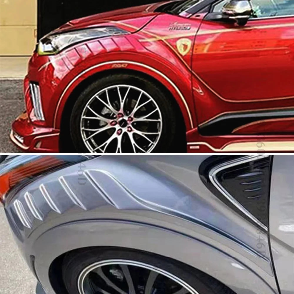 Sport Styling Front Wide Body Kit Wheel Brow Eyebrow Fender Tuning Accessories For TOYOTA CHR C-HR 2015-2022 Refit Modified Part