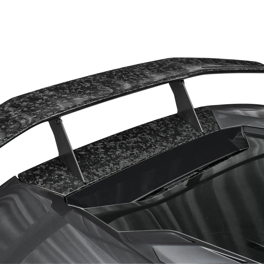 Dry Carbon Fiber Middle Part Trunk Lid For Lamborghini Huracan LP580 LP610 2014-2019 Tail Wing Base Car Accessories Body Kit