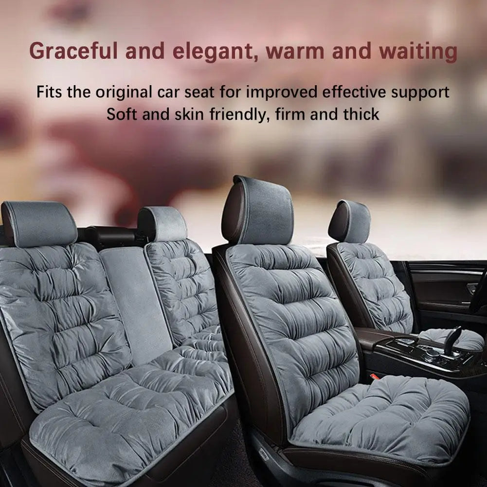 Autumn Winter Universal Plush Car Front Seat Cover