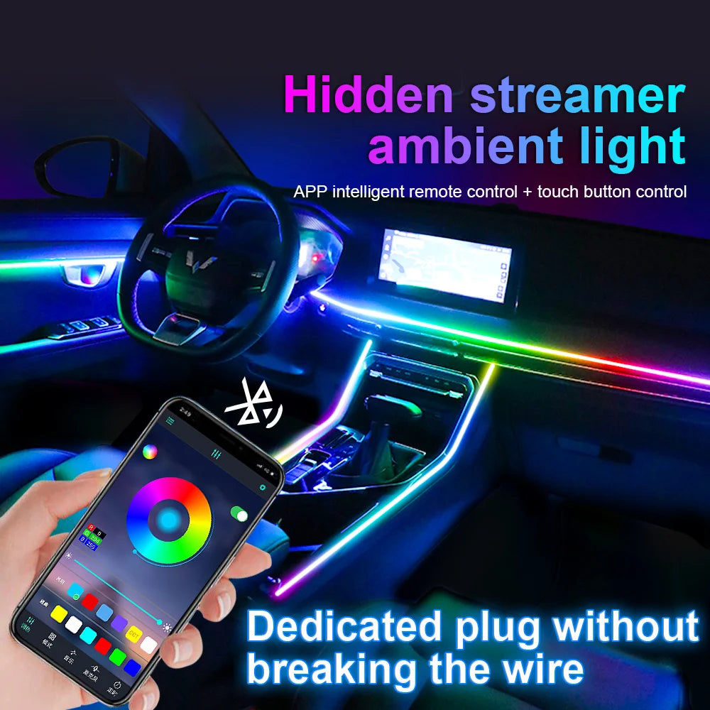 2/5/6 In 1 Car LED Ambient Lights