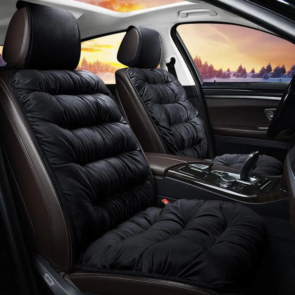 Autumn Winter Universal Plush Car Front Seat Cover