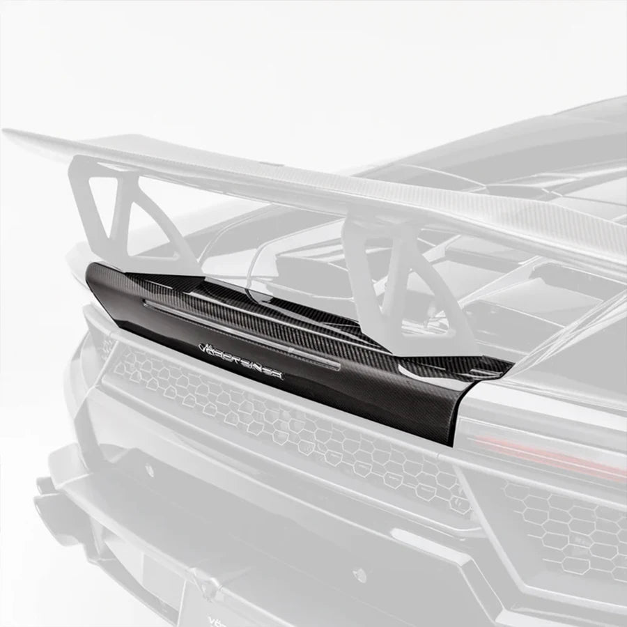 Dry Carbon Fiber Middle Part Trunk Lid For Lamborghini Huracan LP580 LP610 2014-2019 Tail Wing Base Car Accessories Body Kit