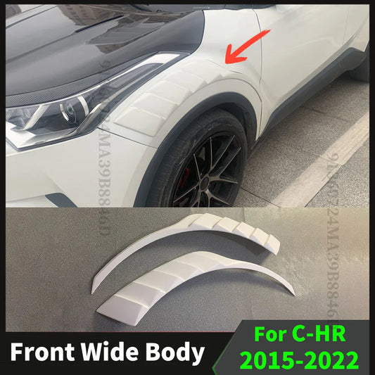 Sport Styling Front Wide Body Kit Wheel Brow Eyebrow Fender Tuning Accessories For TOYOTA CHR C-HR 2015-2022 Refit Modified Part