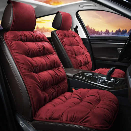 Autumn Winter Universal Plush Car Front Seat Cover