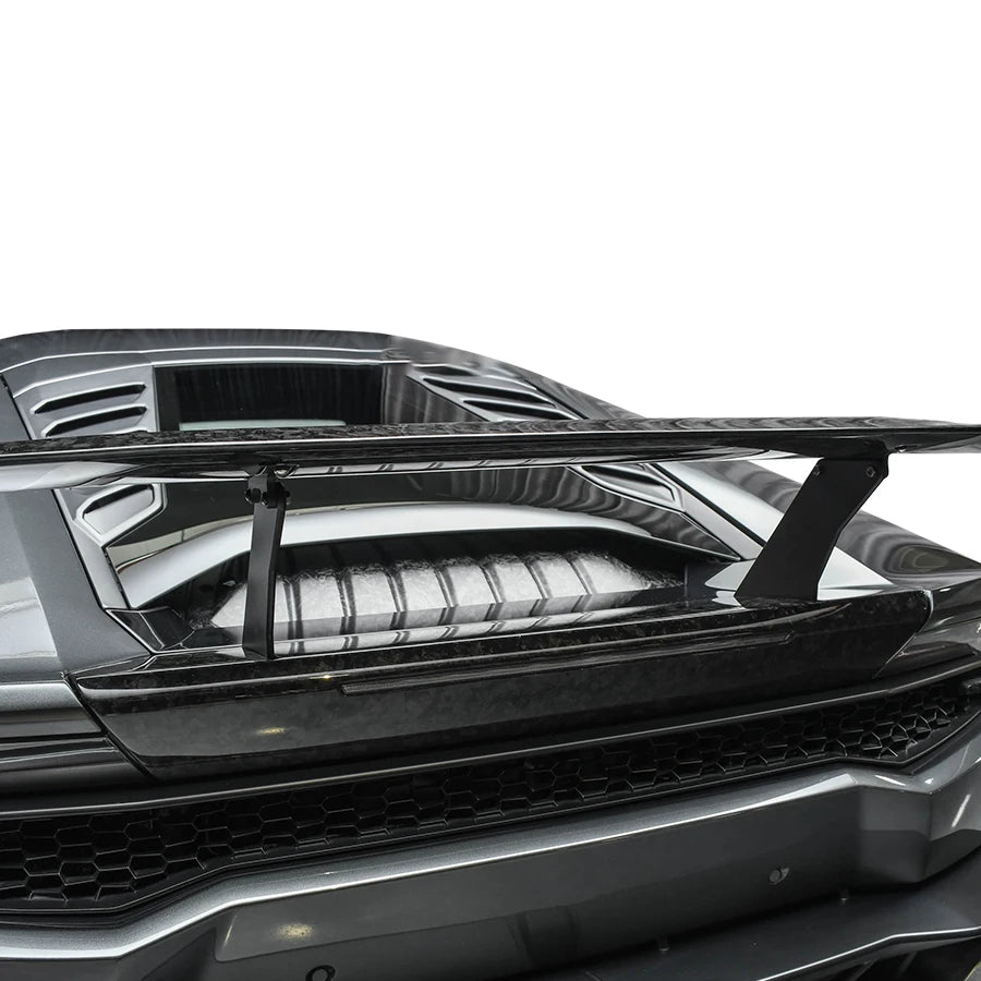 Dry Carbon Fiber Middle Part Trunk Lid For Lamborghini Huracan LP580 LP610 2014-2019 Tail Wing Base Car Accessories Body Kit